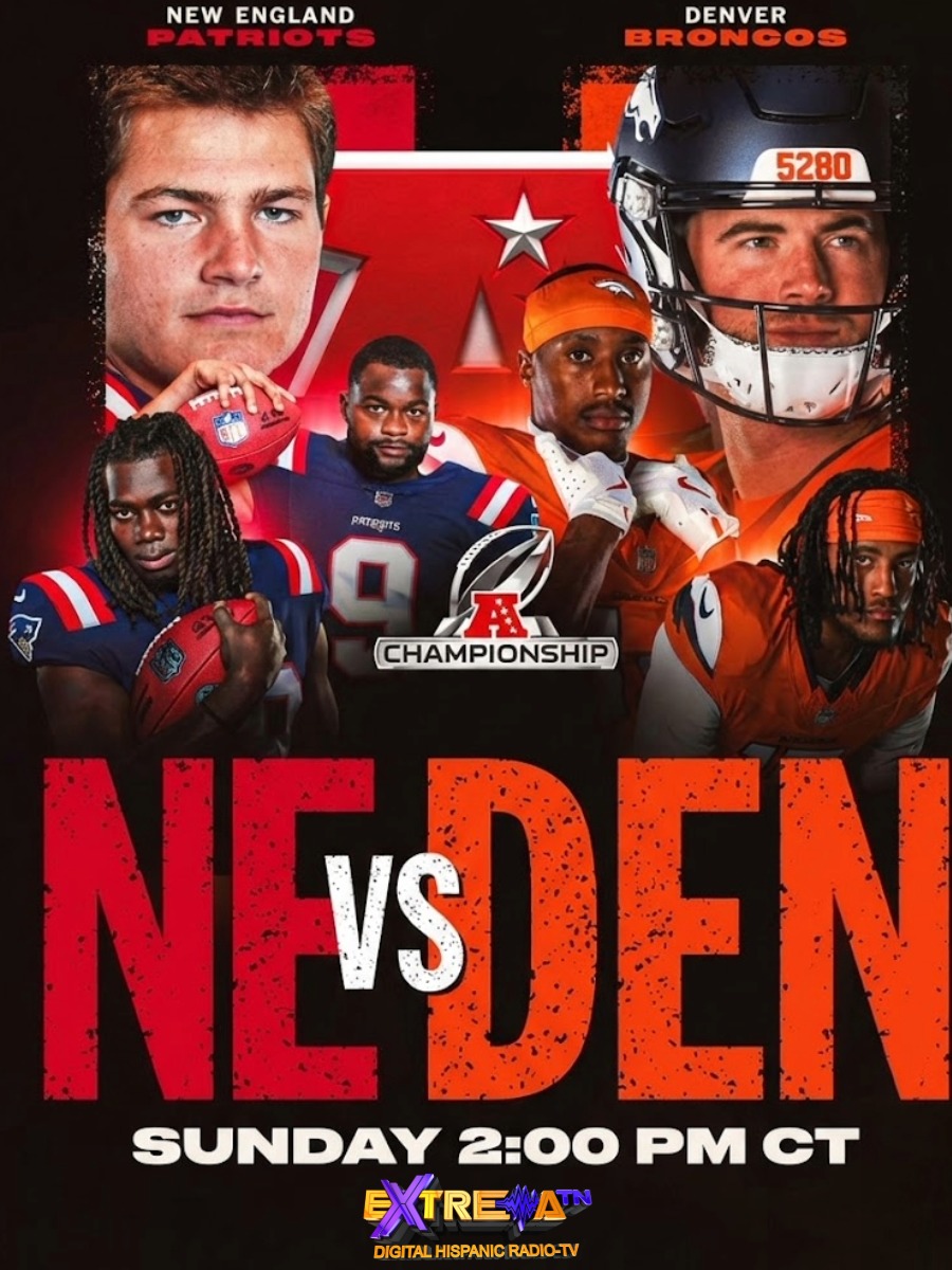 Duelo de QBs: Drake Maye de New England Patriots frente a Bo Nix de Denver Broncos.