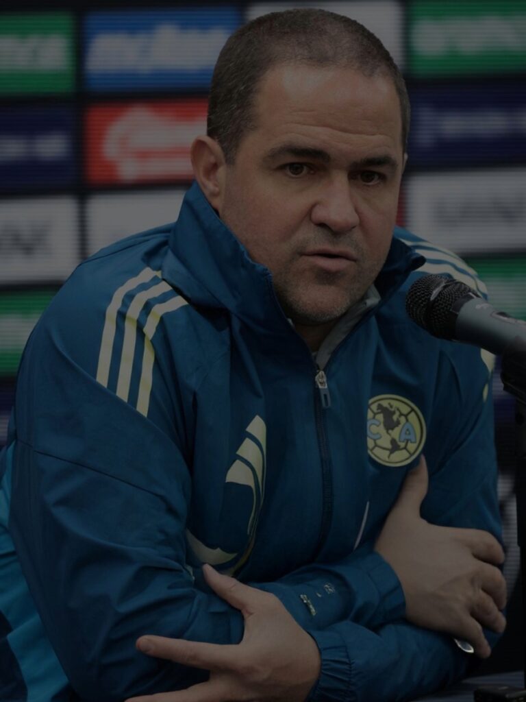 André Jardine de Club América en conferencia de prensa previa a la vuelta ante Nashville SC en el Estadio Banorte — Concacaf Champions Cup 2026