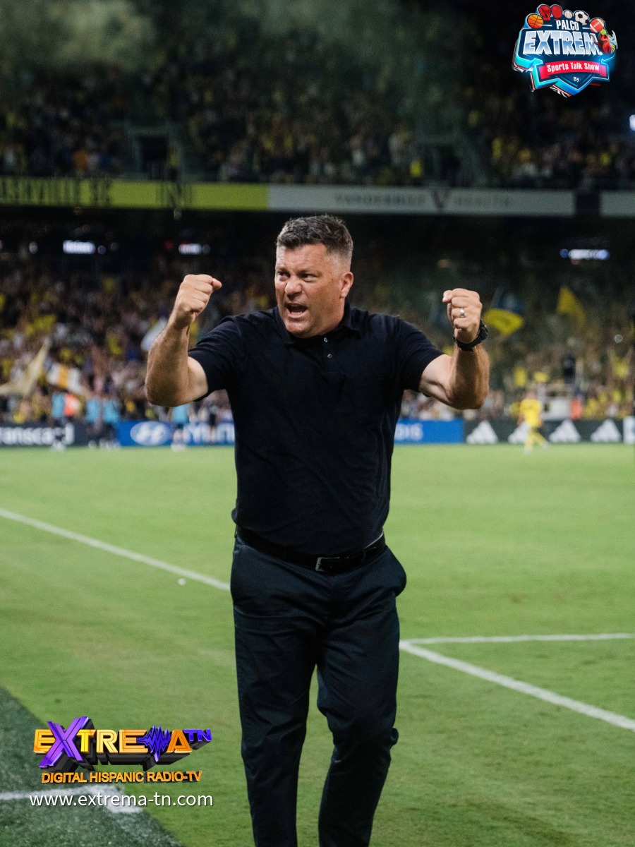 BJ Callaghan celebra victoria Nashville SC GEODIS Park