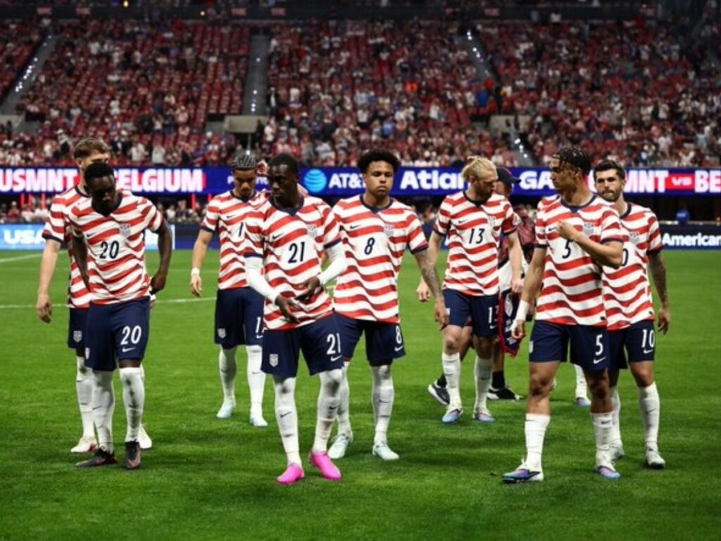 El USMNT Copa del Mundo 2026 sale al campo ante Bélgica en el Mercedes-Benz Stadium de Atlanta