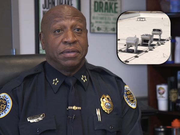 Jefe John Drake habla sobre el programa piloto de drones del MNPD para respuesta rápida a emergencias en Nashville.