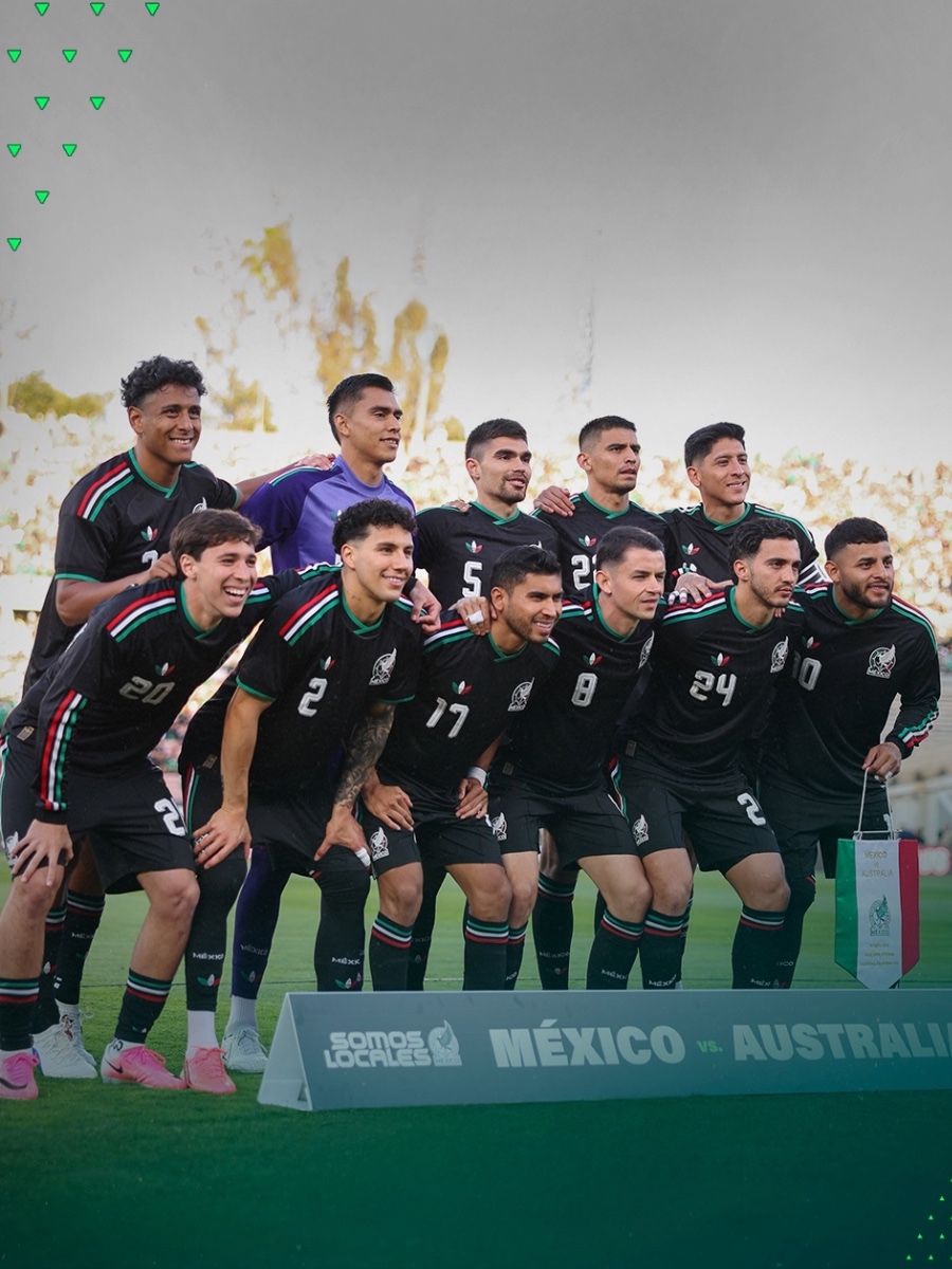 Once inicial de la Selección Mexicana ante Australia en Pasadena