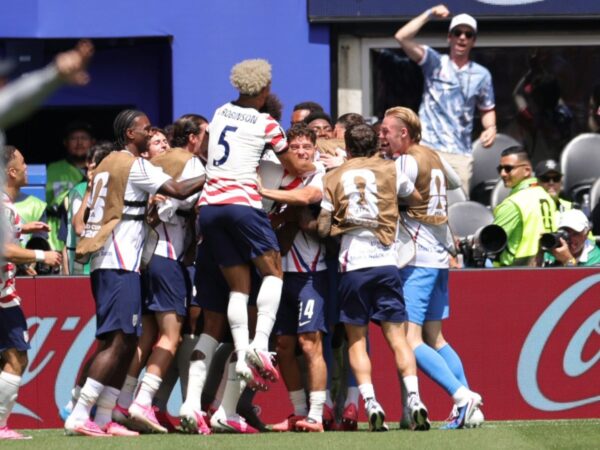 El combinado norteamericano celebra de forma eufórica uno de sus goles ante Australia en el Mundial 2026
