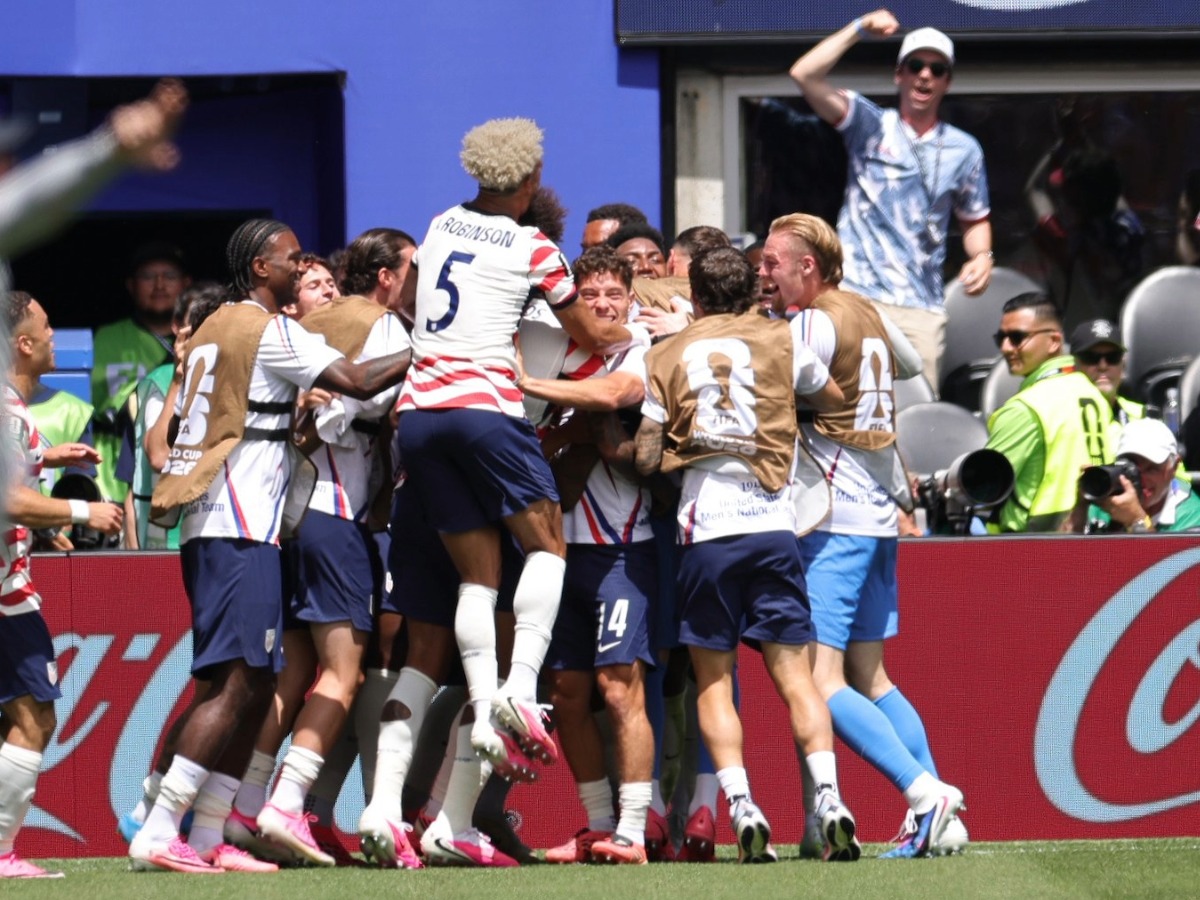 El combinado norteamericano celebra de forma eufórica uno de sus goles ante Australia en el Mundial 2026