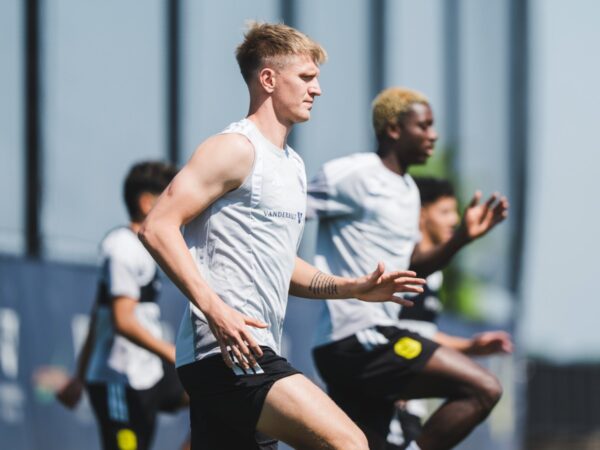 Sam Surridge entrena al máximo ritmo en la previa de Nashville SC ante Philadelphia Union